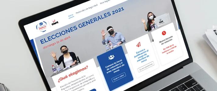 Las Elecciones generales 2021 se realizarán el próximo 11 de abril. (Foto: ONPE)
