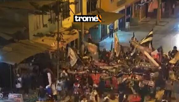 Villa El Salvador: Vándalos desatan batalla campal y causan destrozos