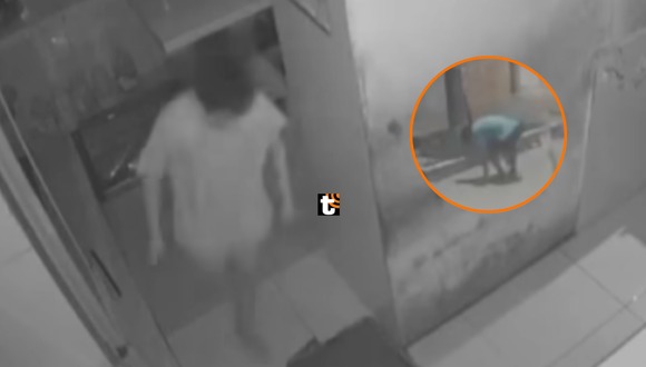 TROME - Delincuente intentó robar pollería en Iquitos, pero sufrió accidente