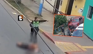 Adolescente armado resulta herido al ser reducido por policía: Amenazaba con su pistola en La Perla