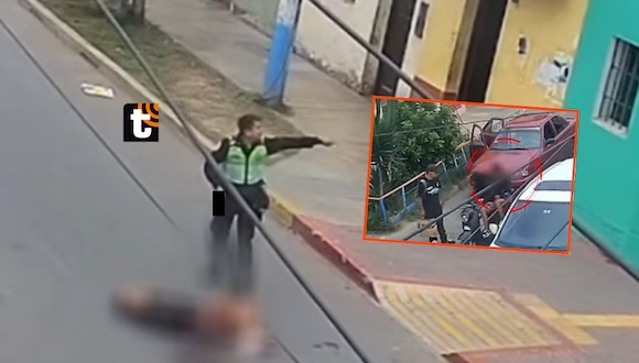 TROME- Adolescente armado resulta herido al ser reducido por policía: Amenazaba con su pistola en La Perla