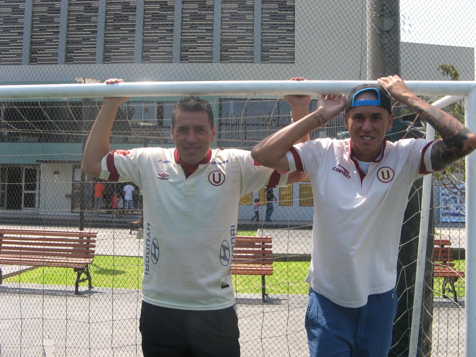 Gustavo siguió los pasos de papá en cuadro crema. Ahora, también espera hacerlo en la 'Blanquirroja' (Foto: GEC)