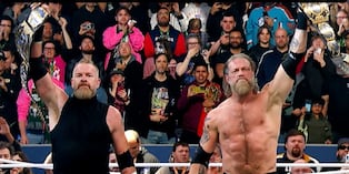 Hoy como ayer. Edge y Christian nuevamente campeones mundiales en pareja. (AEW)