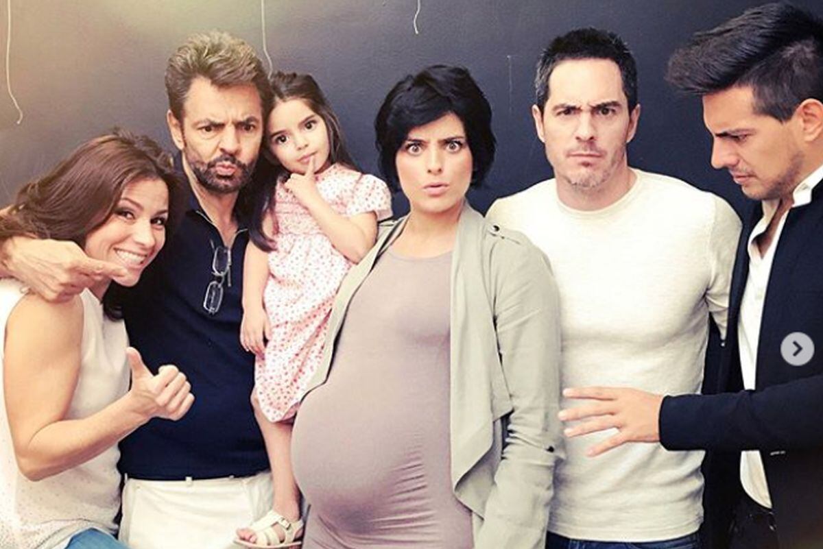 Aislinn Derbez y Alessandra Rosaldo reunidos con la familia (Foto: Aislinn Derbez)