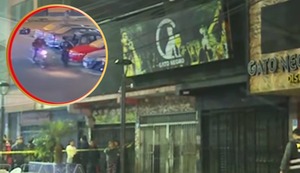 Sicario acribilla a dueño, administrador y sonidista de discotecas en plena calle de SJL: Cámaras lo captaron todo