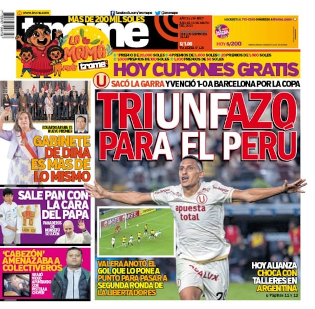 TRIUNFAZO PARA EL PERÚ