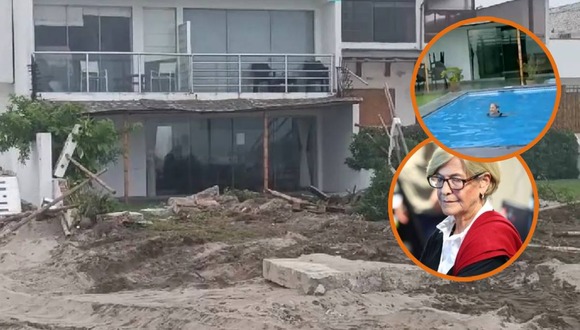 TROME - Susana Villarán: Municipalidad de Lurín demuele piscina de su casa por invadir espacio público