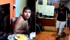 El Agustino: Ladrón dispara en la pierna por accidente a su cómplice durante asalto a agente de seguridad | VIDEO