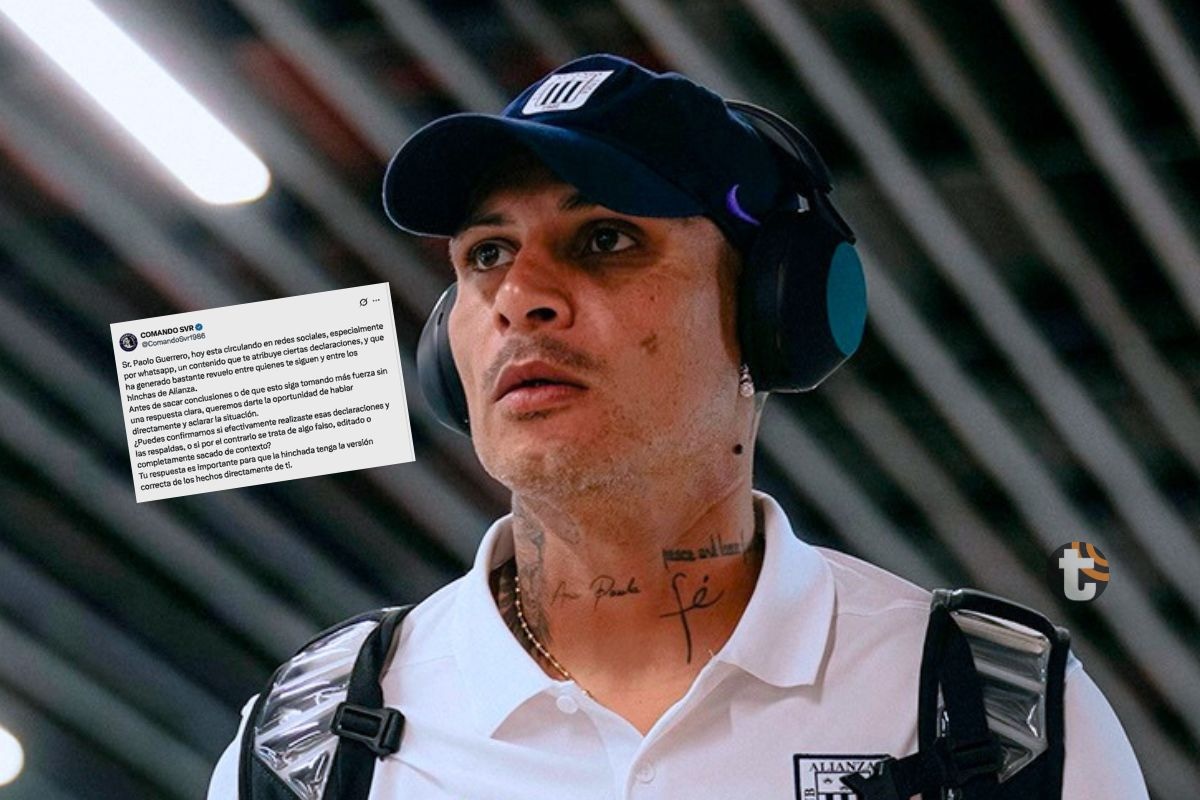 Barristas lanzaron mensaje directo a Paolo Guerrero para que aclare posición sobre disputa por acreencias del club (Foto: @AlianzaLima)