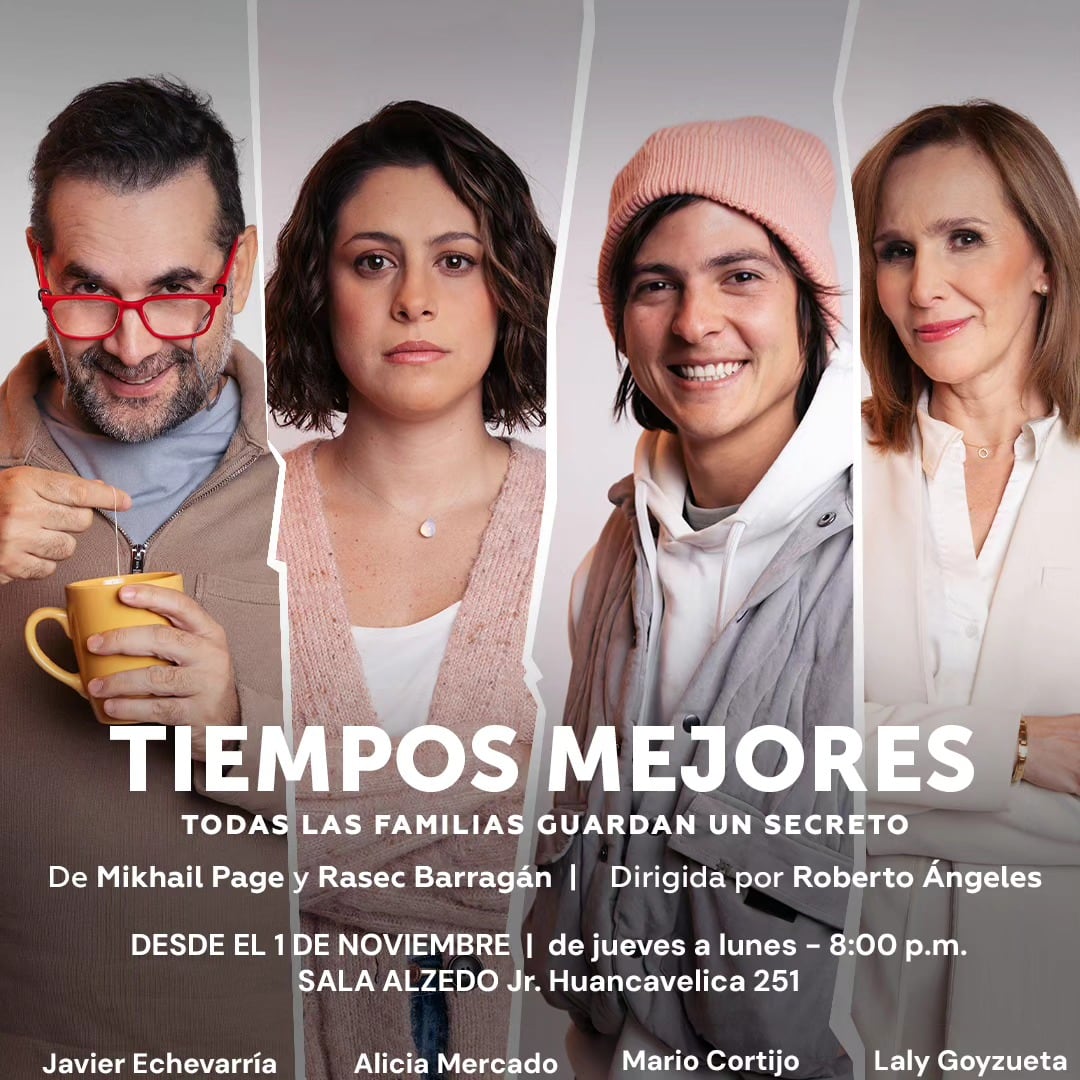 Está en la obra 'Tiempos mejores' hasta el 1 de diciembre. Foto: Facebook Laly Goyzueta.