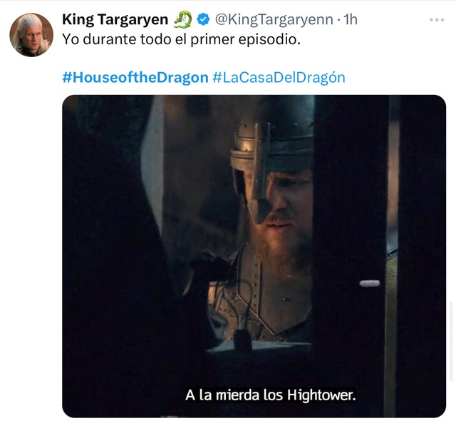 TROME | HOUSE OF THE DRAGON: los memes del estreno de la segunda temporada (Foto: Twitter)
