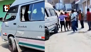 ¡Pánico en Lurín! Chofer de combi es acribillado por sicarios mientras iniciaba su jornada laboral