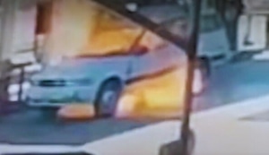 Ica: Auto explota cuando llenaban GLP en grifo y copiloto muere por las quemaduras