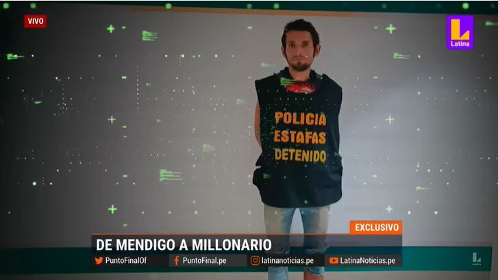 Pool Mendoza Torres confesó que vive en "una chozita" en el parque.