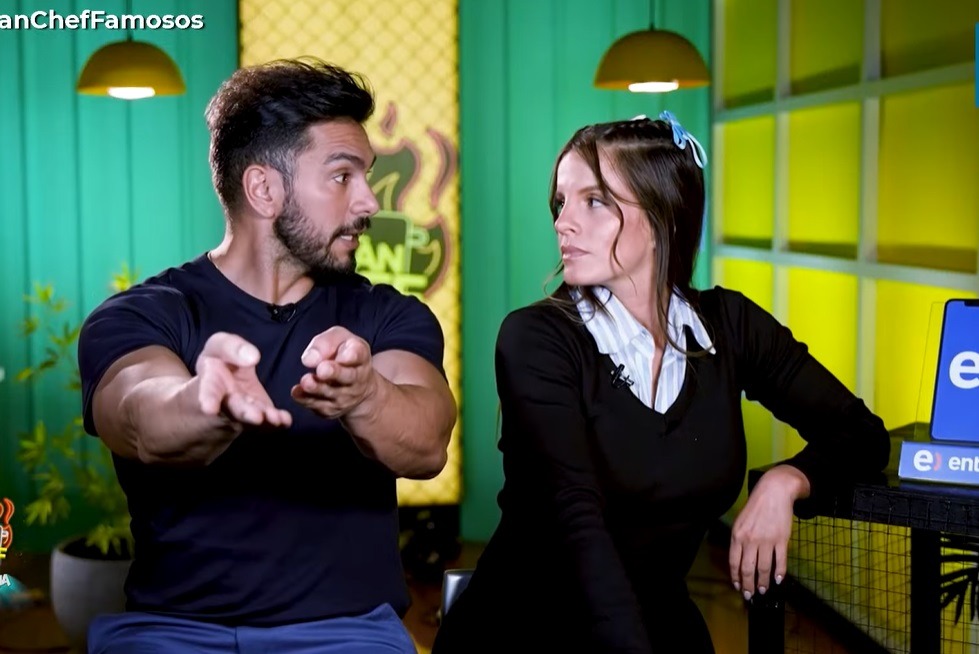 Alejandra Baigorria y Rafael Cardozo se reencontraron en El Gran Chef Famosos. (Latina)