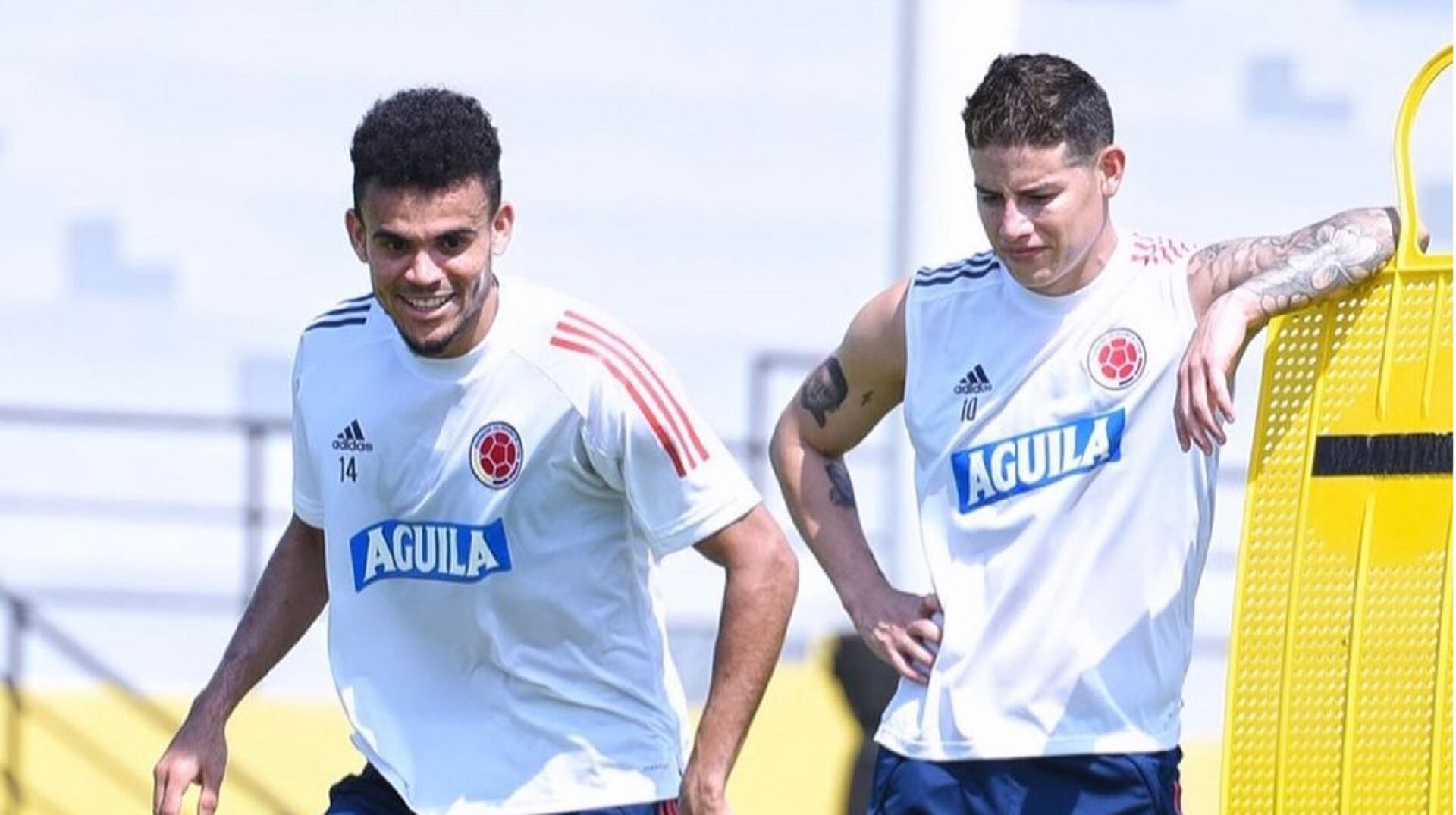 James Rodríguez y Luis Díaz son una amenaza para la 'Bicolor' (Foto: AP)