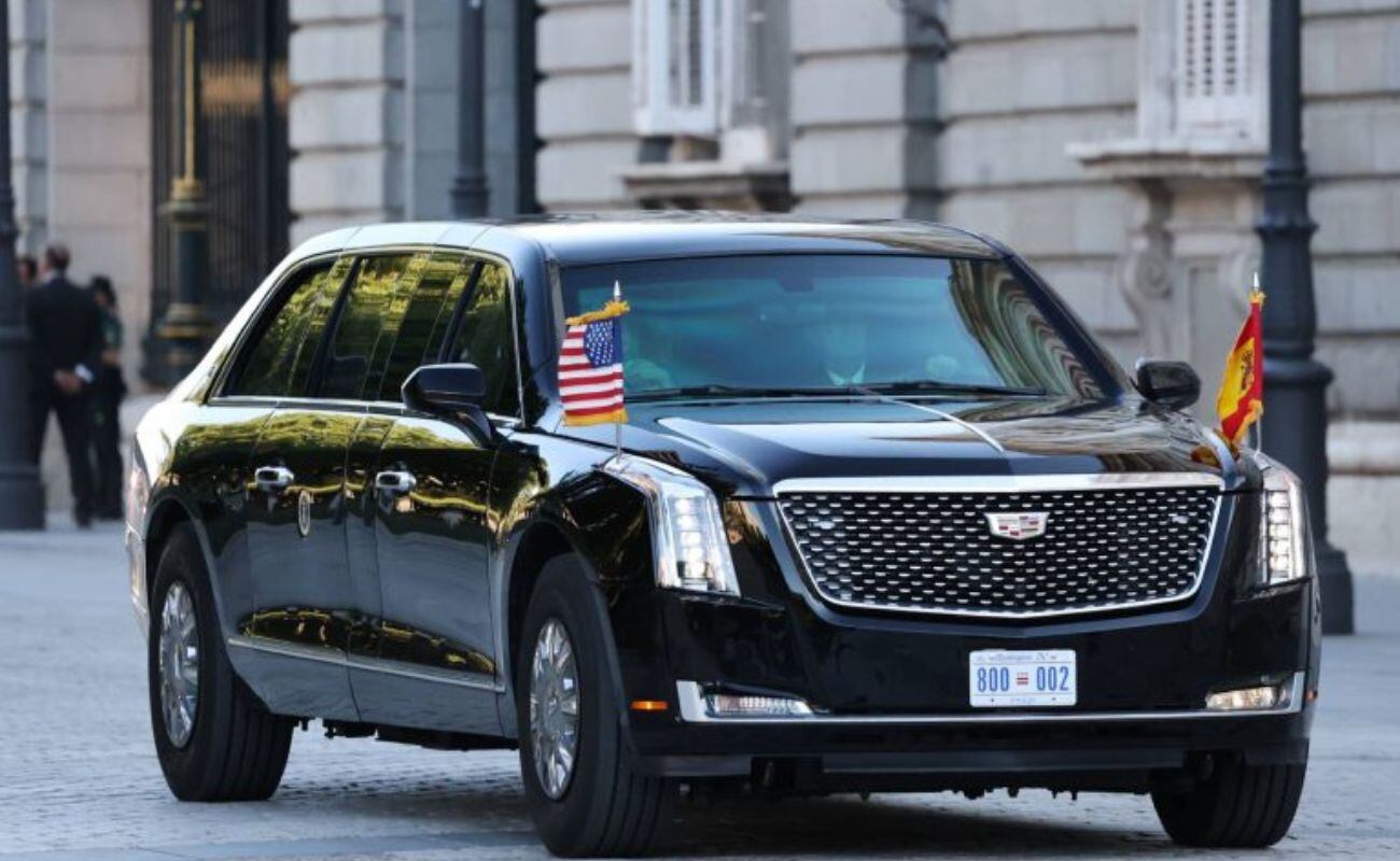 La 'Bestia’, el auto en donde se transporta Joe Biden y en el que pueden viajar cómodamente hasta siete pasajeros. (Foto: difusión)