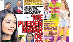 ‘ME PUEDEN MATAR DE 60 BALAZOS’