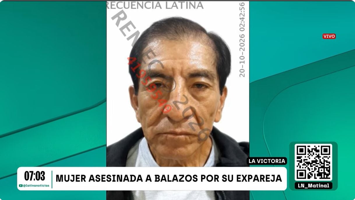 Policía en retiro es sospechoso de asesinar a madre de 4 hijos. Cámaras captaron el crimen. Foto: Latina