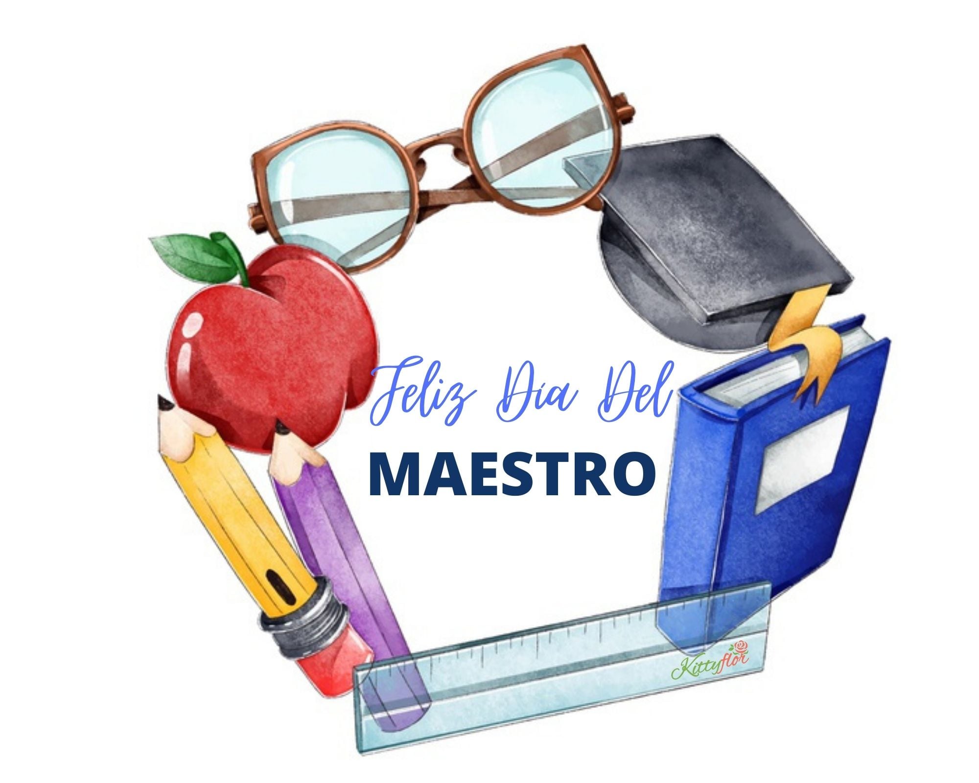 Imágenes del Día del Maestro bonitas. (Foto: kittyflor.com)