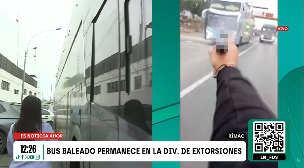Delincuentes grabaron el ataque al bus de la orquesta 'Las Estrellas de la Cumbia'.