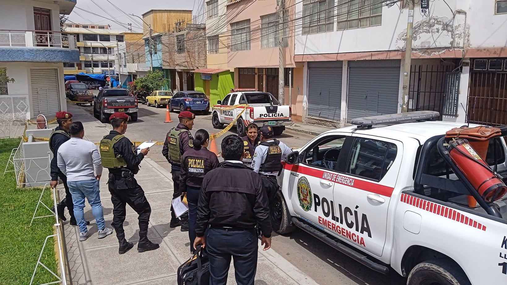 En calle San Pedro de Urb. Bacigalupo se produjo agresión a joven