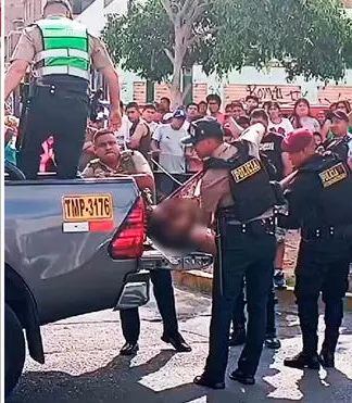 La Policía tuvo que intervenir.