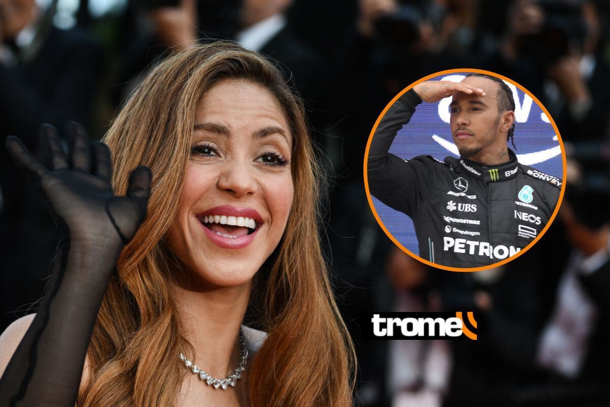 ¿Nos vemos?. Shakira y Lewis Hamilton podrían coincidir nuevamente en Canadá. (Fotos: AFP