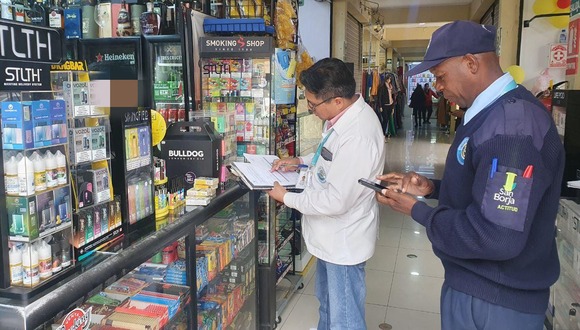 Fiscalización de la municipalidad del distrito realizó operativos en tiendas y minimarket del distrito.
