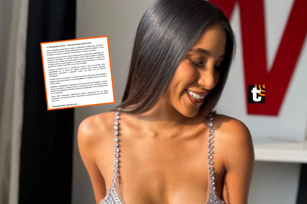 Comunidad de Samahara Lobatón lanza comunicado y denuncia suspensión de la cuenta de Instagram de la influencer.