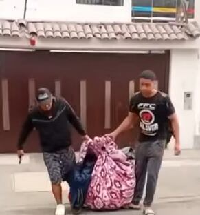 Desalojo de la casa de Jackson Mora