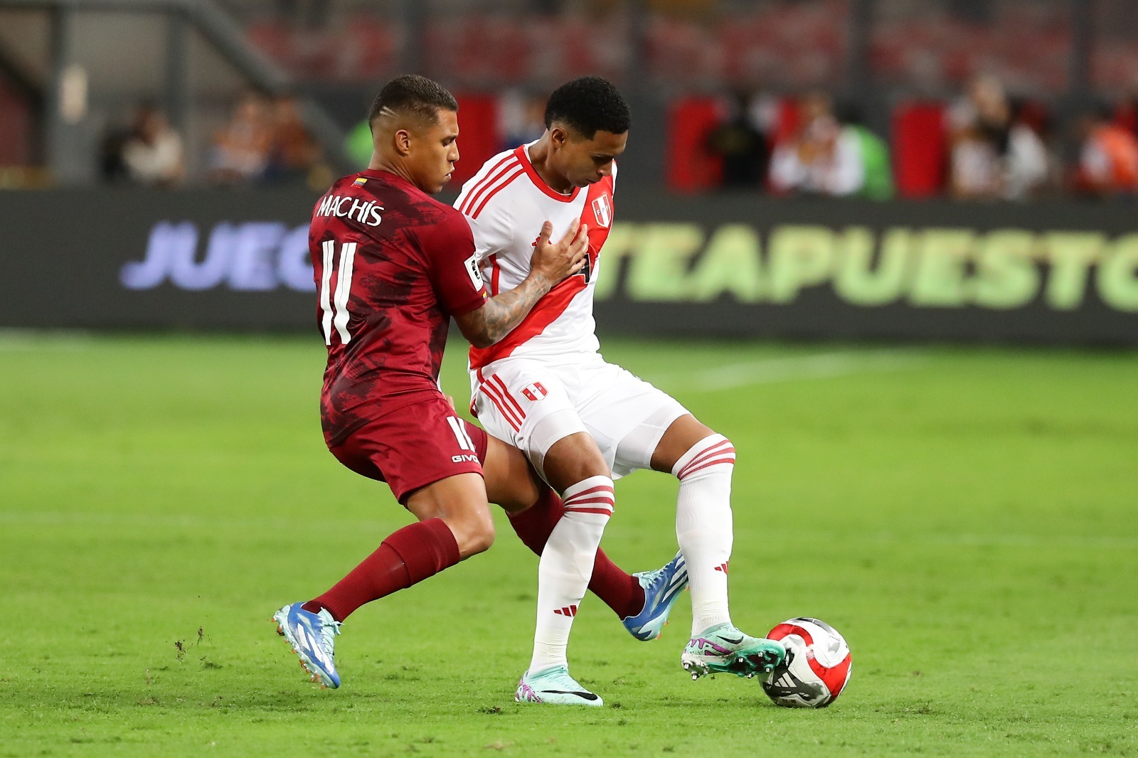 Perú 1-1 Venezuela. (Foto: Jesús Saucedo / @photo.gec)