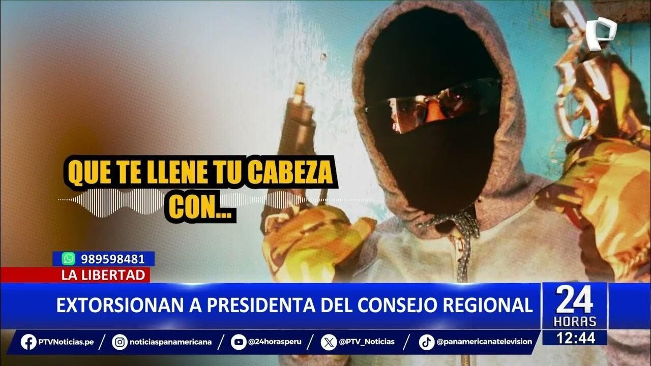 Extorsionadores envían videos amenazantes. Captura: Panamericana.