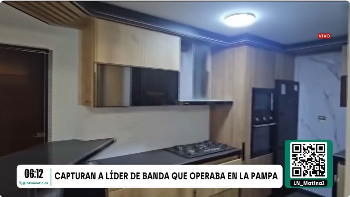 Casa de 'Brayan' estaba decorada con acabados de primero. Foto: Latina