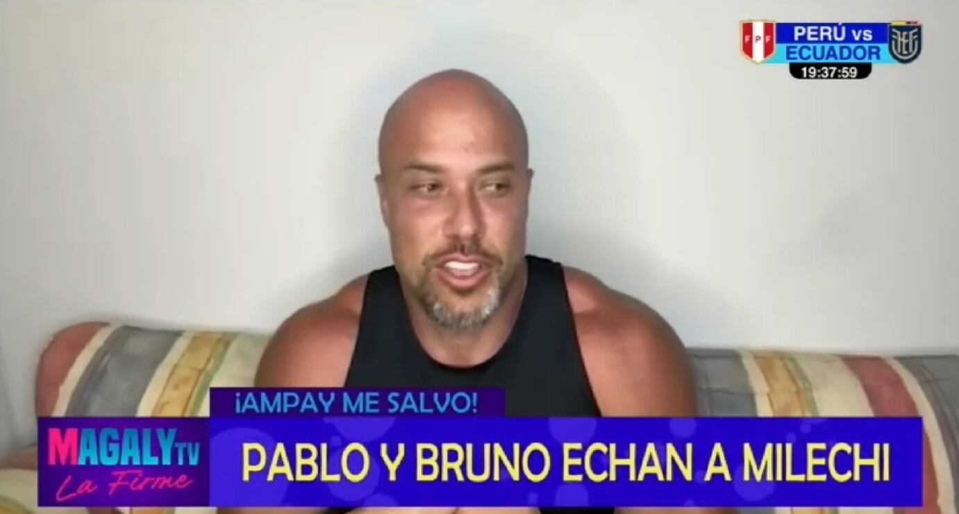 Bruno Agostini envía mensaje a Pablo Heredia tras confesar romance clandestino con Milett Figueroa.