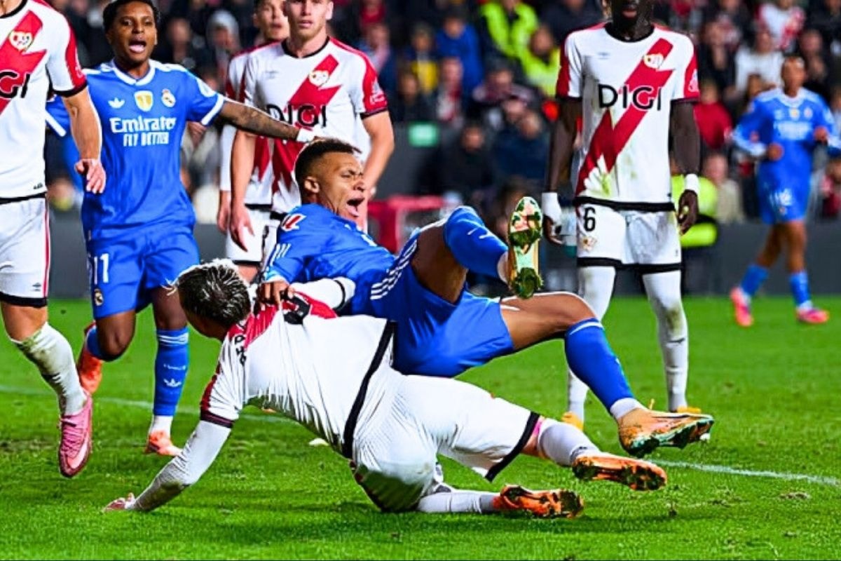 Kylian Mbappé con la pólvora mojada ante Rayo Vallecano (Foto: EFE)
