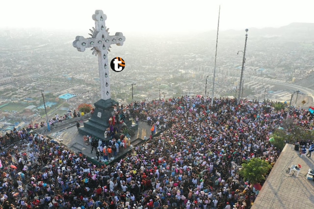 Impactantes imágenes del Vía Crucis de Cristo Cholo. (Fotos: Julio Reaño/@photo.gec)