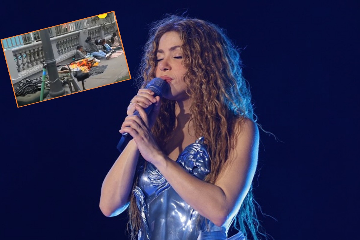 Fans quieren la mejor visión del concierto de Shakira. (Agencias/ RPP)
