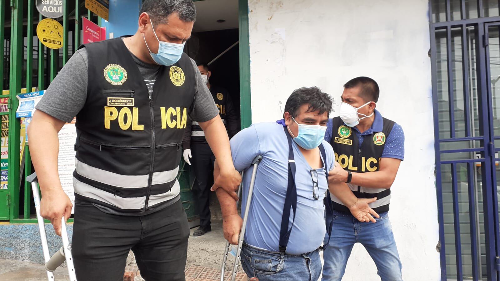 Andrés Avelino Cáceres Valverde (53) dijo que odiaba a su hermano Gabriel Cáceres (54), a quien mató con ayuda de dos venezolanos, porque había llegado después de 10 años de Estados Unidos, y le quitó la administración de los locales. (foto: Mónica Rochabrum)