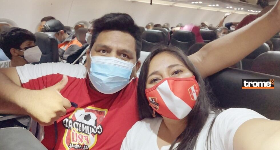 Comunidad de hinchas que fueron al Mundial se organizan y ahora van para Barranquilla a seguir alentando a nuestra selección blanquirroja. (Entrevista: Isabel Medina / Trome)