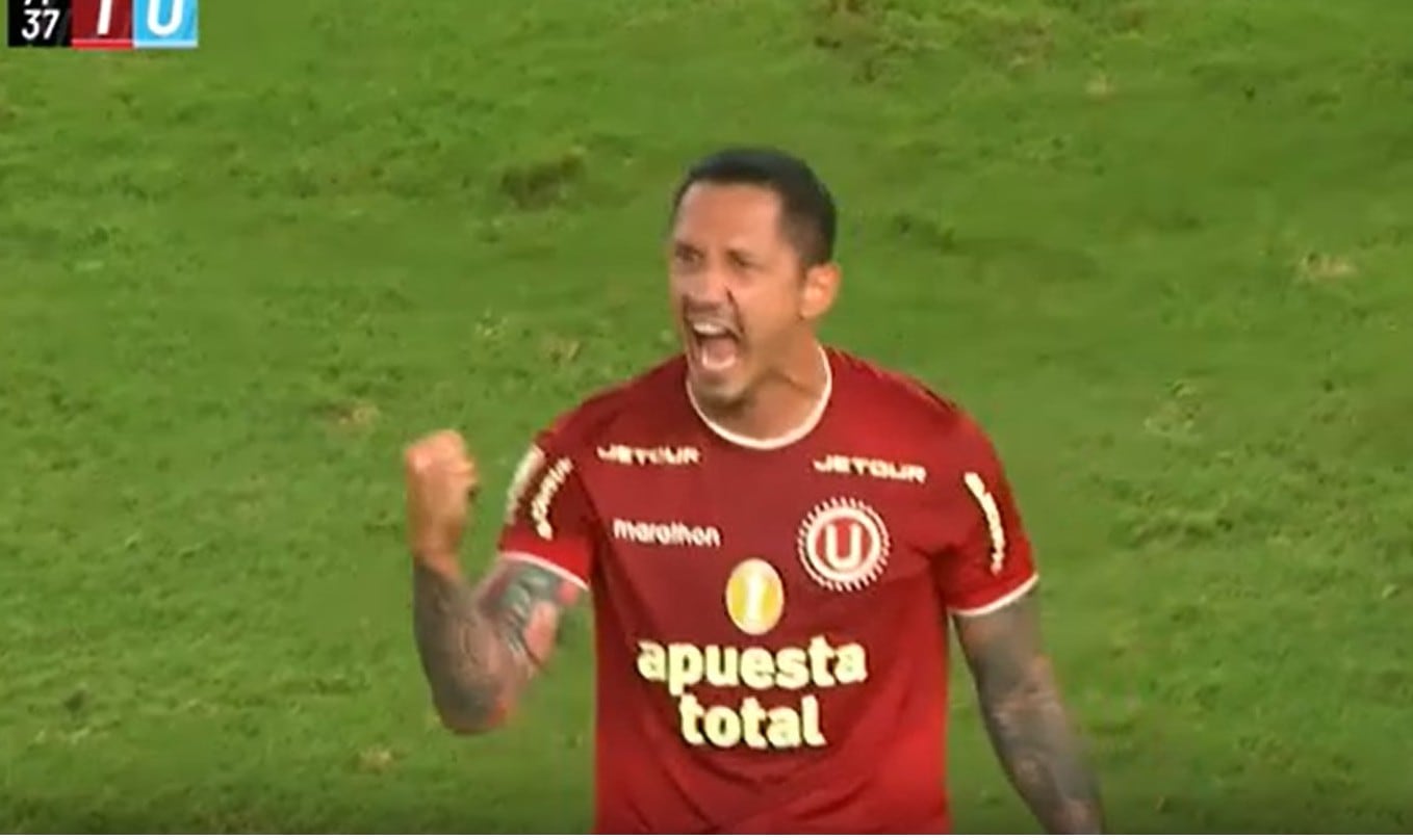 'El Bambino' Gianluca Lapadula anota ante Sporting Cristal. (L1 MAX)