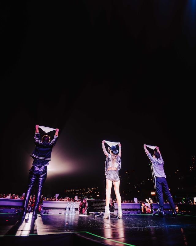 Erreway tienen emotivo gesto en su primera fecha en Lima. / Foto: Masterlive.