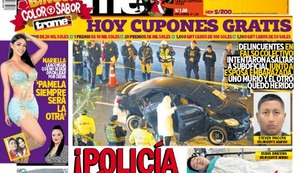 ¡POLICÍA HÉROE BALEA A DOS RATEROS!