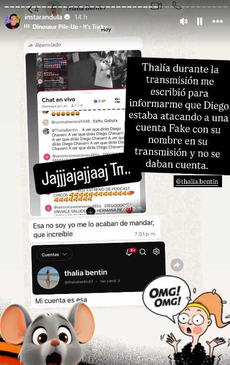 Thalía Bentín hace aclaración.