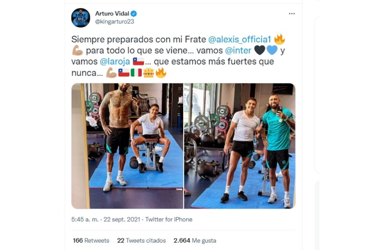 Chilenos se motivan a pocos días de clásico ante Perú (Captura)