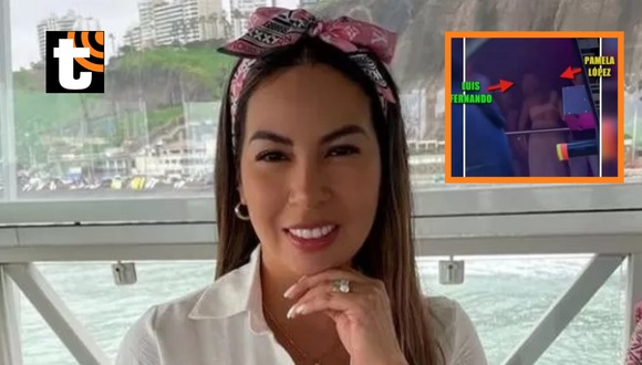 TROME - Pamela López es ampayada dos madrugadas seguidas con Luis Fernando Rodríguez.