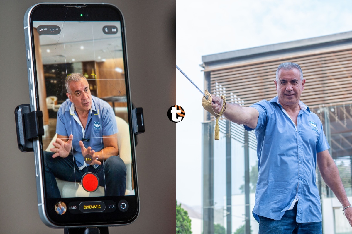 Wolfgang Grazo apunta a los jóvenes en su campaña y ya aparece en las encuestas. Fotos: GEC