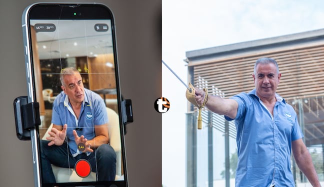 Wolfgang Grazo apunta a los jóvenes en su campaña y ya aparece en las encuestas. Fotos: GEC