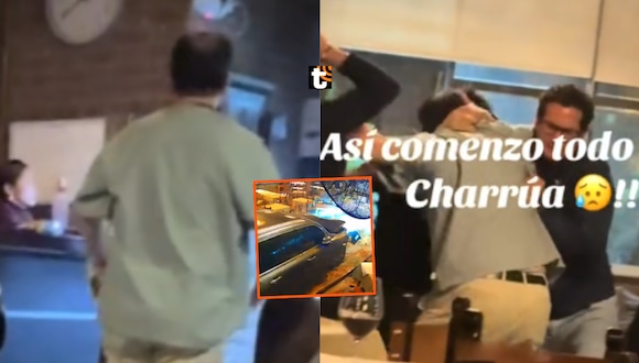 TROME - Revelan video de cómo inició la pelea en restaurante de La Molina, antes que conductor estrellara su carro