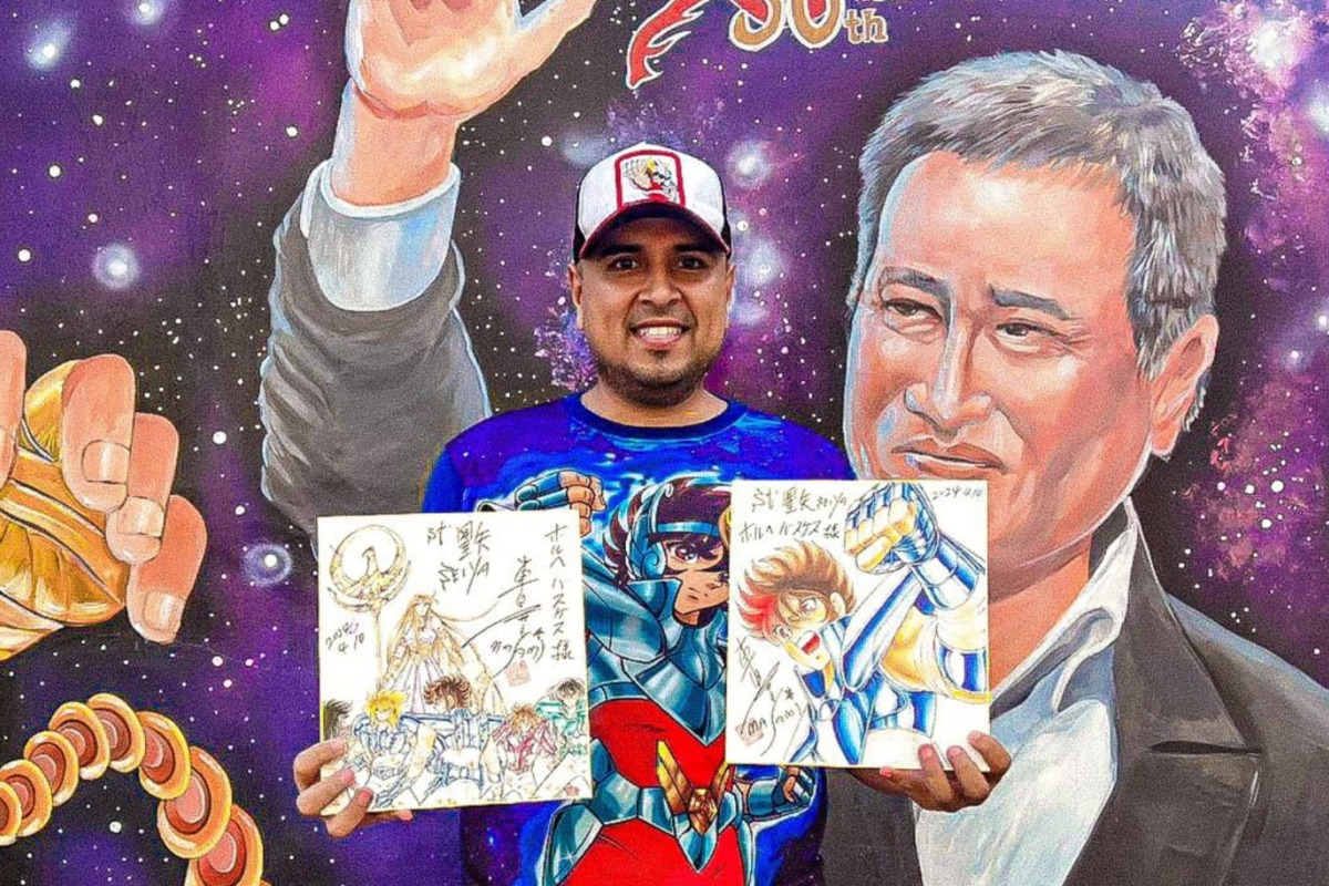 Masami Kurumada, creador del manga Saint Seiya, envío presente a Vásquez